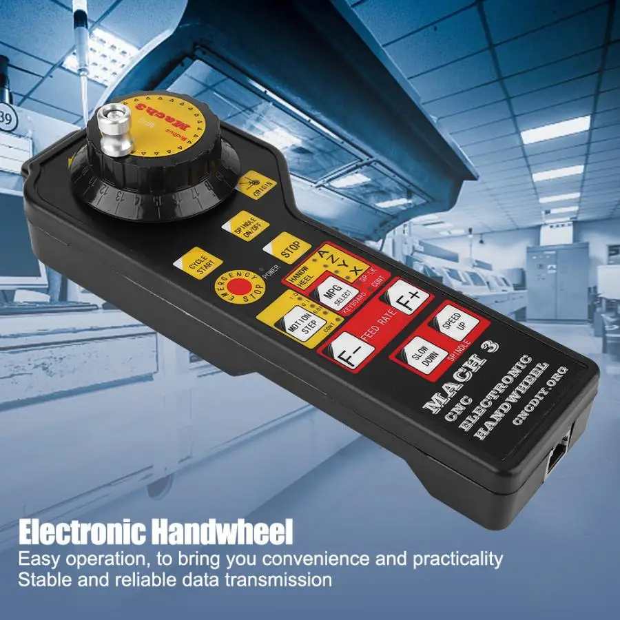 Электронный ручной контроллер USB Mach3 для гравировального станка с ЧПУ и
