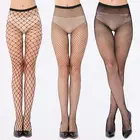 Ажурные чулки в сеточку, черные ботинки, высокие эластичные чулки для женщин, сексуальное эротическое белье, женские колготки, сексуальные