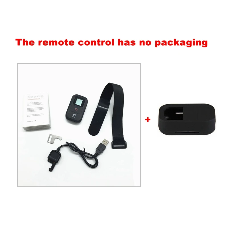 has no packing Аксессуары для Gopro Hero 8 Пульт дистанционного управления Водонепроницаемый Wifi умный пульт дистанционного управления для Go Pro Hero 7 8 черный 6 5 4 3+ крепление для камеры Session - Цвет: has no packing