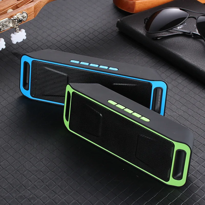 Портативный беспроводной fm-радио Bluetooth колонки Mp3 музыкальный плеер USB Перезаряжаемый радиоприемник 3D стерео радио Поддержка Aux TF FM