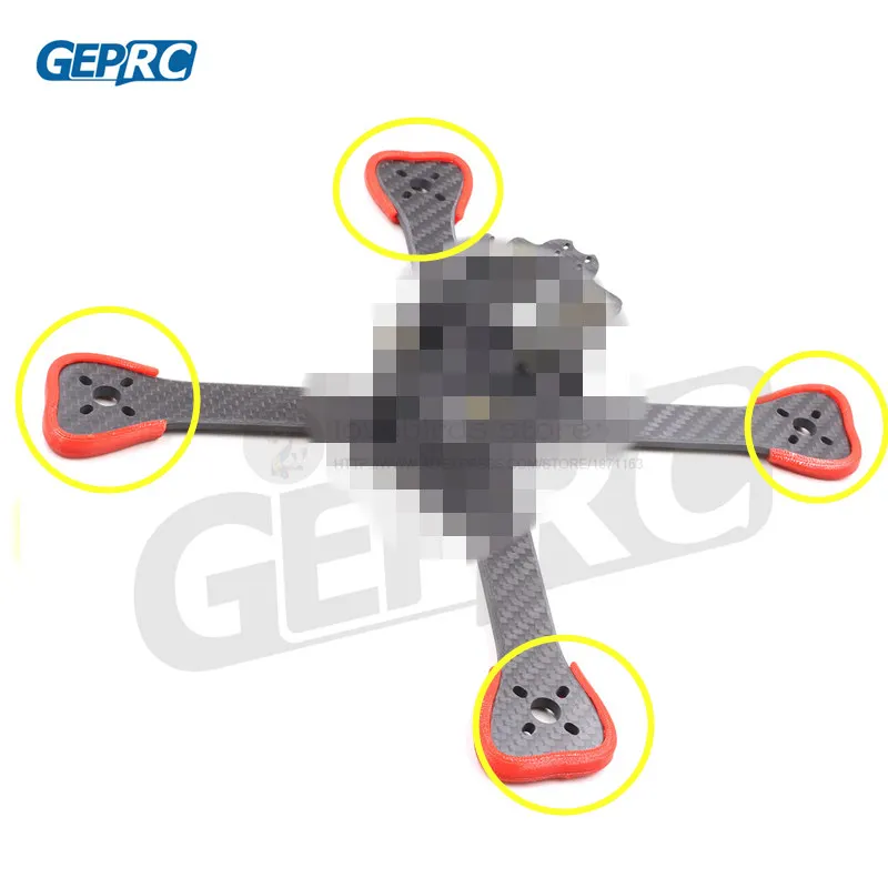 DIY Мини Квадрокоптер accs GEPRC рамка крепление двигателя защитный рукав для GEP-TX
