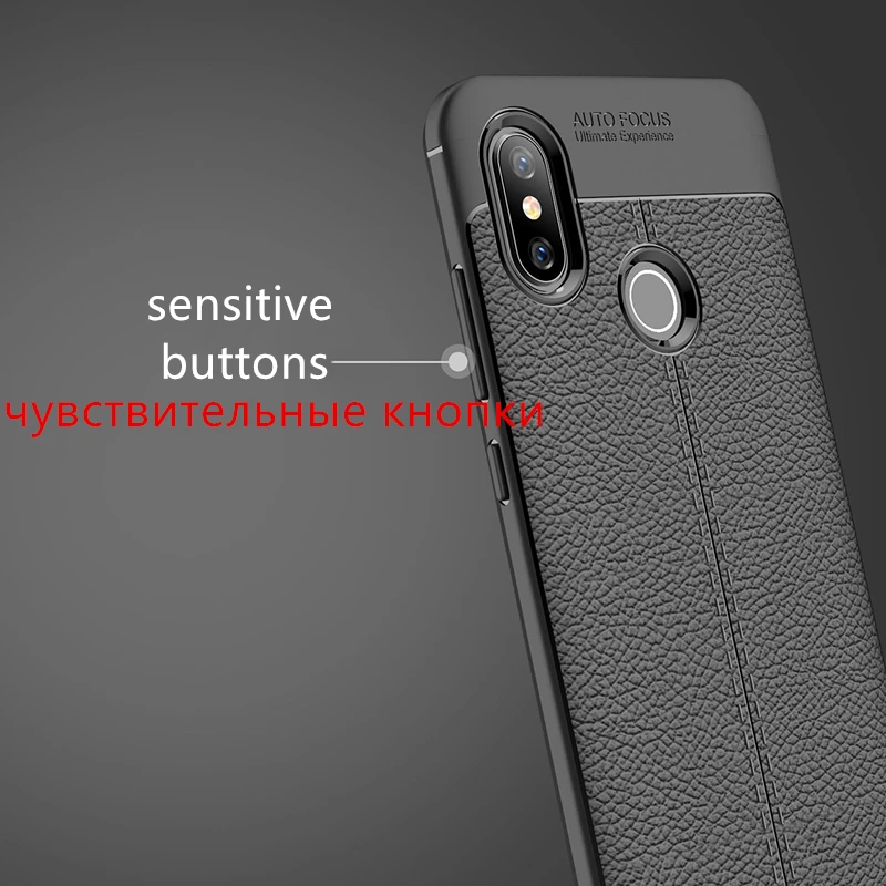 Soft Silicon Case For Xiaomi 5X 6X 8 Lite Mix 2S Max 3 litchi Skin Cover Redmi 4X S2 Note 5 6 Pro TPU Coque on Pocophone F1 |