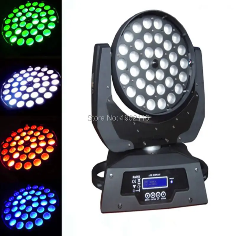 6 шт. 36x15 Вт RGBWA LED Moving Head Wash Stage Lighting DJ Zoom Light Club Disco Bar Render DMX Effect Light|effect light|stage effect