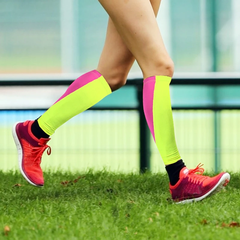 2 шт./лот воздухопроницаемые компрессионные голени для бега на открытом воздухе