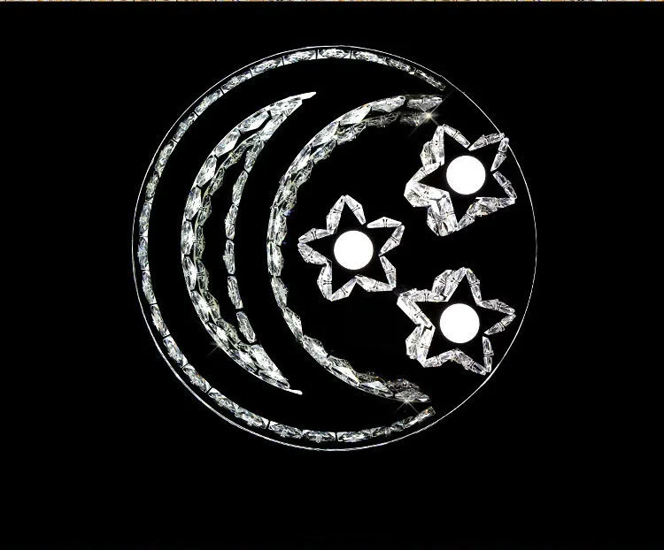 Хрустальные потолочные светильники Современные светодиодные люстры