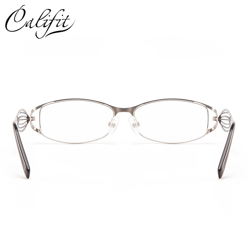 CALIFIT Hollow Stripe Metal Optical Glasses Women Fashion Prescription Photochromic Lens Spectacles Myopia Graduated New |