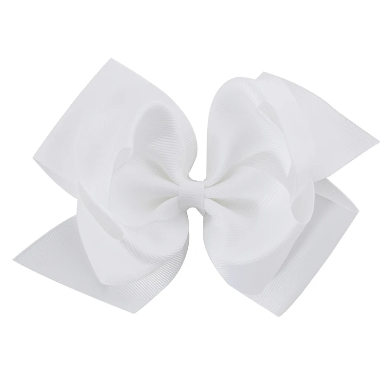 Модные детские заколки для волос с бантом 6 дюймов милые новорожденных головные
