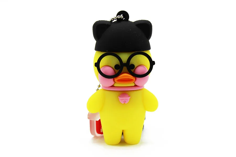 Текстовый мне милый мультфильм кафе mimi утка стиль Флешка 4G 8G 16G 32G Usb 2,0 Usb флэш-накопитель