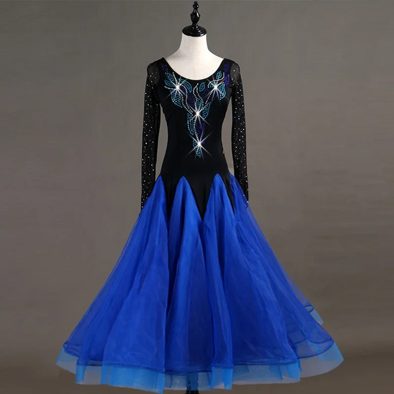 

Ballroom dance costume senior juvenile sleeveless ballroom dance dresses for lady ballroom dance competition dresses MQ100