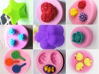 wholesaleretailfree shipping1 pcs silicone small pudding jelly mould chocolate moldsoap diy