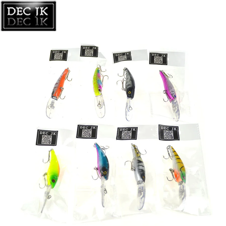 16 шт. пластиковая жесткая рыболовная приманка рыболовные снасти поддельные
