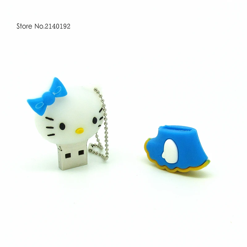 Красивая мини-флешка с рисунком кота usb hello ручка котенком 2 0 флеш-накопитель 4 ГБ 8