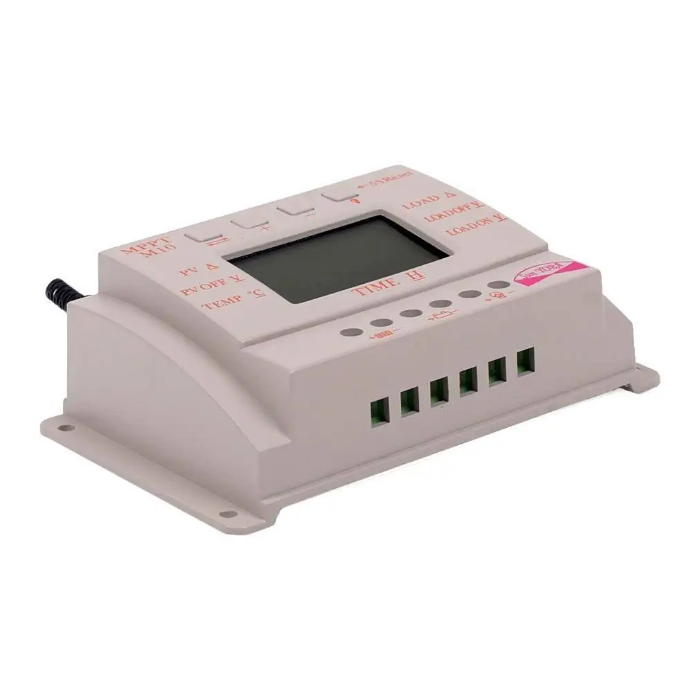 10A 12 V/24 V LCD MPPT + солнечный регулятор PWM Контроллер заряда кабель 16 FT | Обустройство