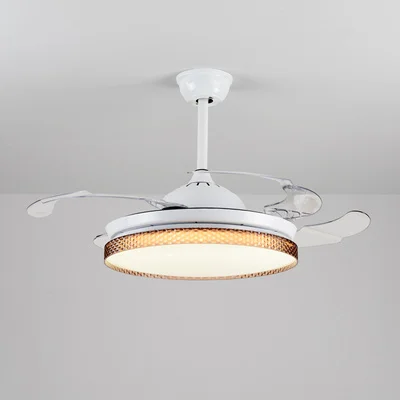 42 inch 72w Светодиодный незаметный Железный ABS акриловый потолочный с дистанционным управлением Вентилятор 72 Вт потолочные светильники. светодиодный потолочный светильник. потолочный светильник для фойе - Цвет лезвия: 42 inch 72w
