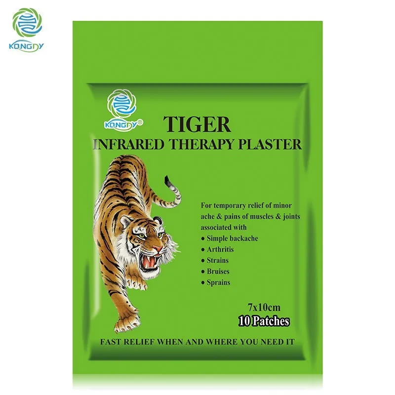 KONGDY пластырь Tiger Balm 7* каблук 10 см трансдермальные боли в шее пластырь 10 шт./упак. травяные обезболивающие Pad мешок с застежкой-молнией Мышцы Массажер