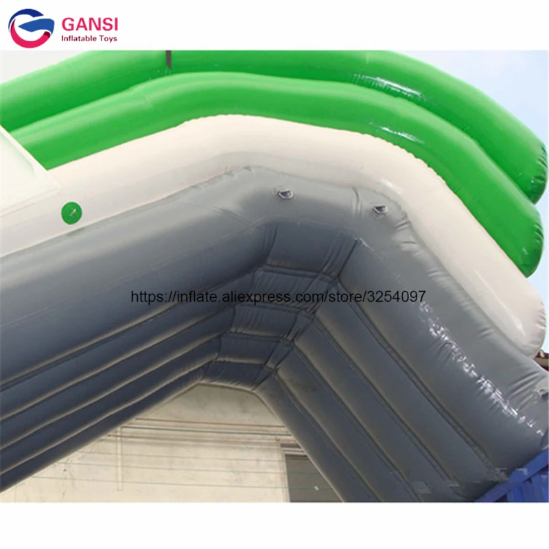 Коммерческая Подгонянная надувная плавающая горка яхта 4 м высота водная для