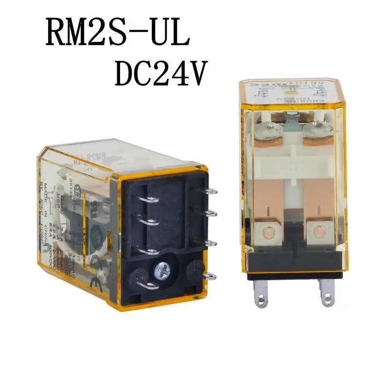 

NEW relay RM2S-UL DC24V RM2S-UL-DC24V DC24V 24VDC 24V 5A 240VAC 8PIN