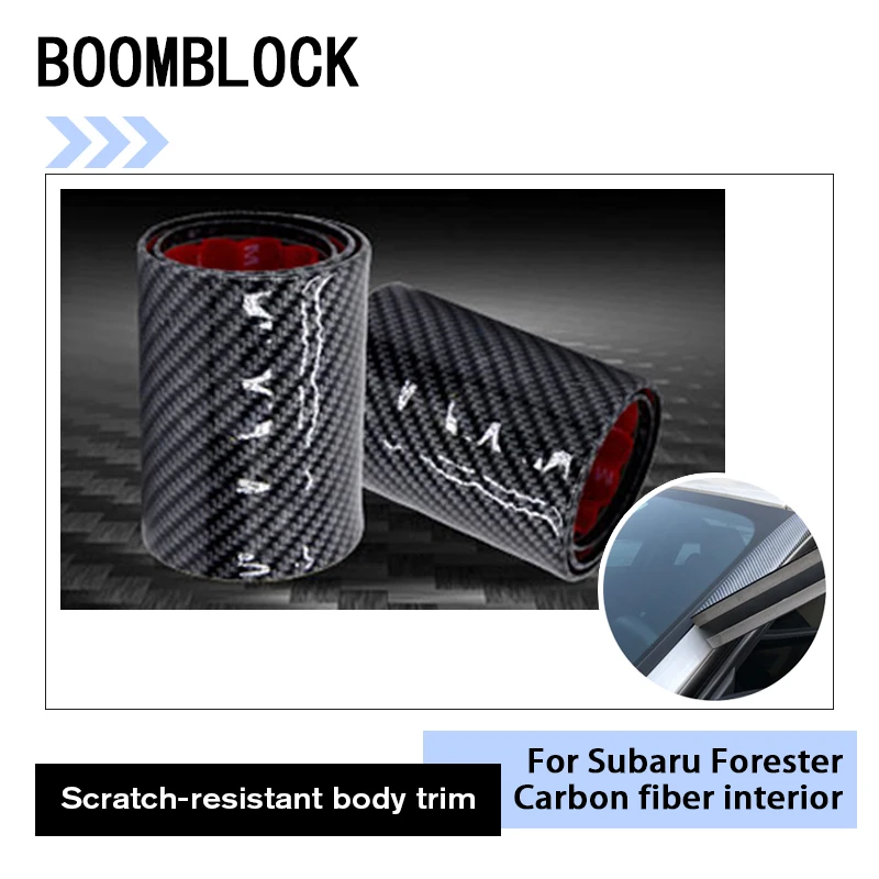 Автомобильный Стайлинг универсальные защитные наклейки 5D из углеродного