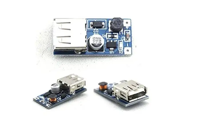 5 шт. DC-DC USB выход зарядное устройство повышающий силовой Повышающий Модуль 0 9 V ~ 5V