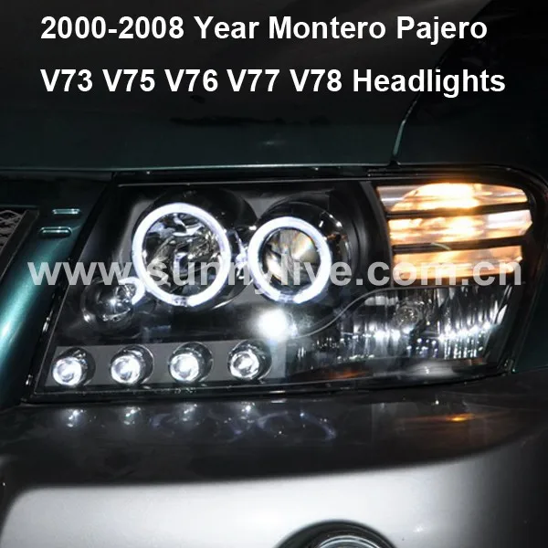

2000-2008 Year For Mitsubishi Montero Pajero V73 V75 V76 V77 V78 LED Headlights LD