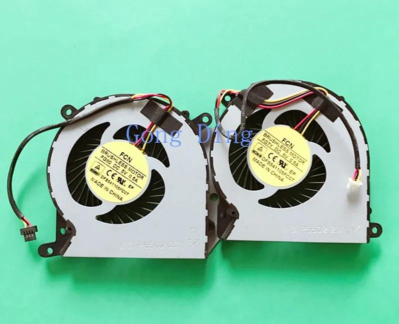 Ноутбук процессор вентилятор охлаждения GPU кулер ноутбук подходит для hasee DFS501105FR0T FHCX DFS501105FROT FCN FJL0 FJLO FG5B ноутбуки - Цвет: No. 3 fan