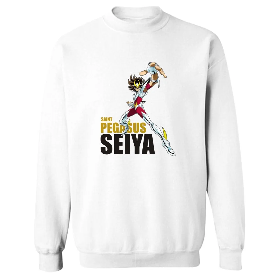 

Anime Gold Saint Seiya Cartoon Capless Sweatshirt Men Hip Hop Autumn Winter Mens Hoodies And Sweatshirts Fashion Funny Clothes