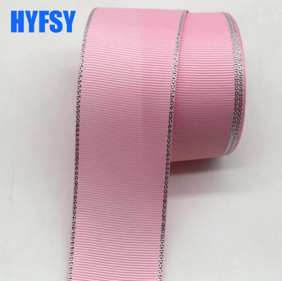 Новинка 10 мм/16 мм/25 мм/38 мм Серебряная лента 10 ярдов DIY материалы ручной работы головной убор подарочная упаковка аксессуары для одежды - Цвет: 5