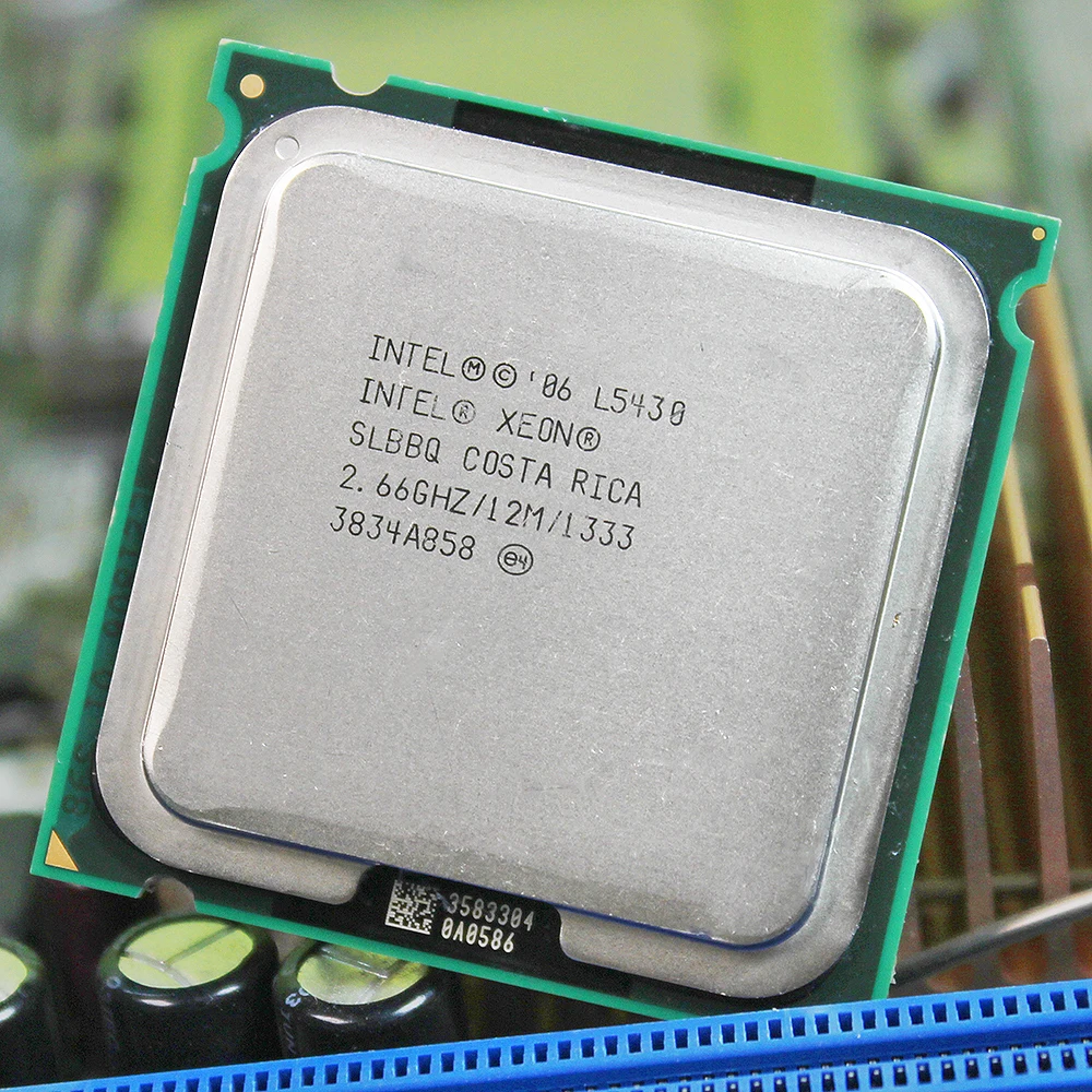 

FOR XEON L5430 LGA 775 L5430 CPU 771 to 775 (2.660GHz/12MB/1/Quad Core) 775 motherboard warranty 1 year