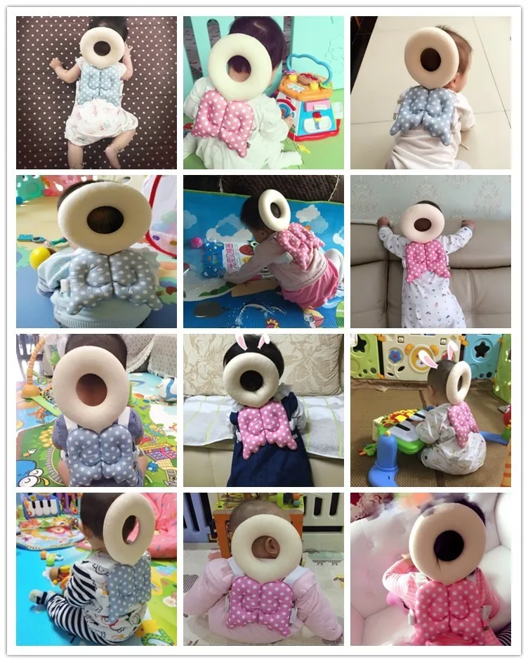 Baby Head Protection Pad Toddler Headrest Pillow Neck Cute Wings Nursing Drop Resistance Cushion Guards | Мать и ребенок