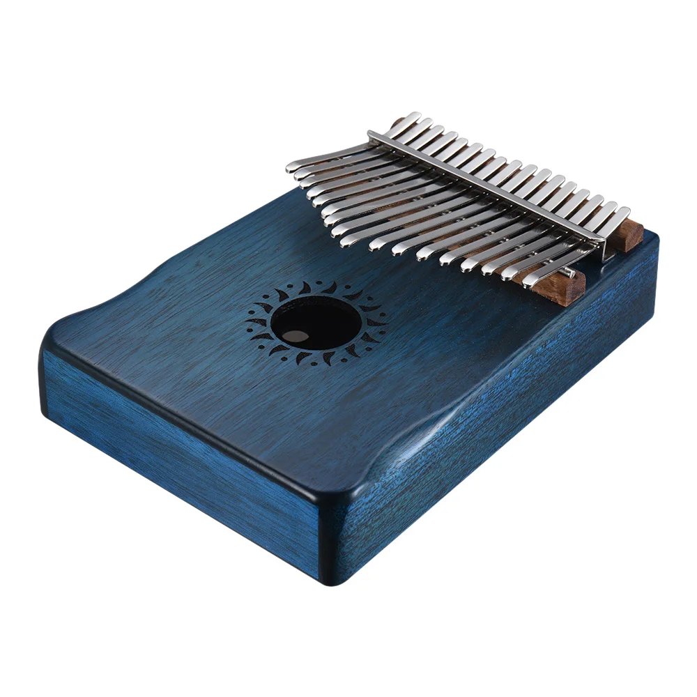 17 клавиш портативный калимба Mbira большой палец пианино красное дерево