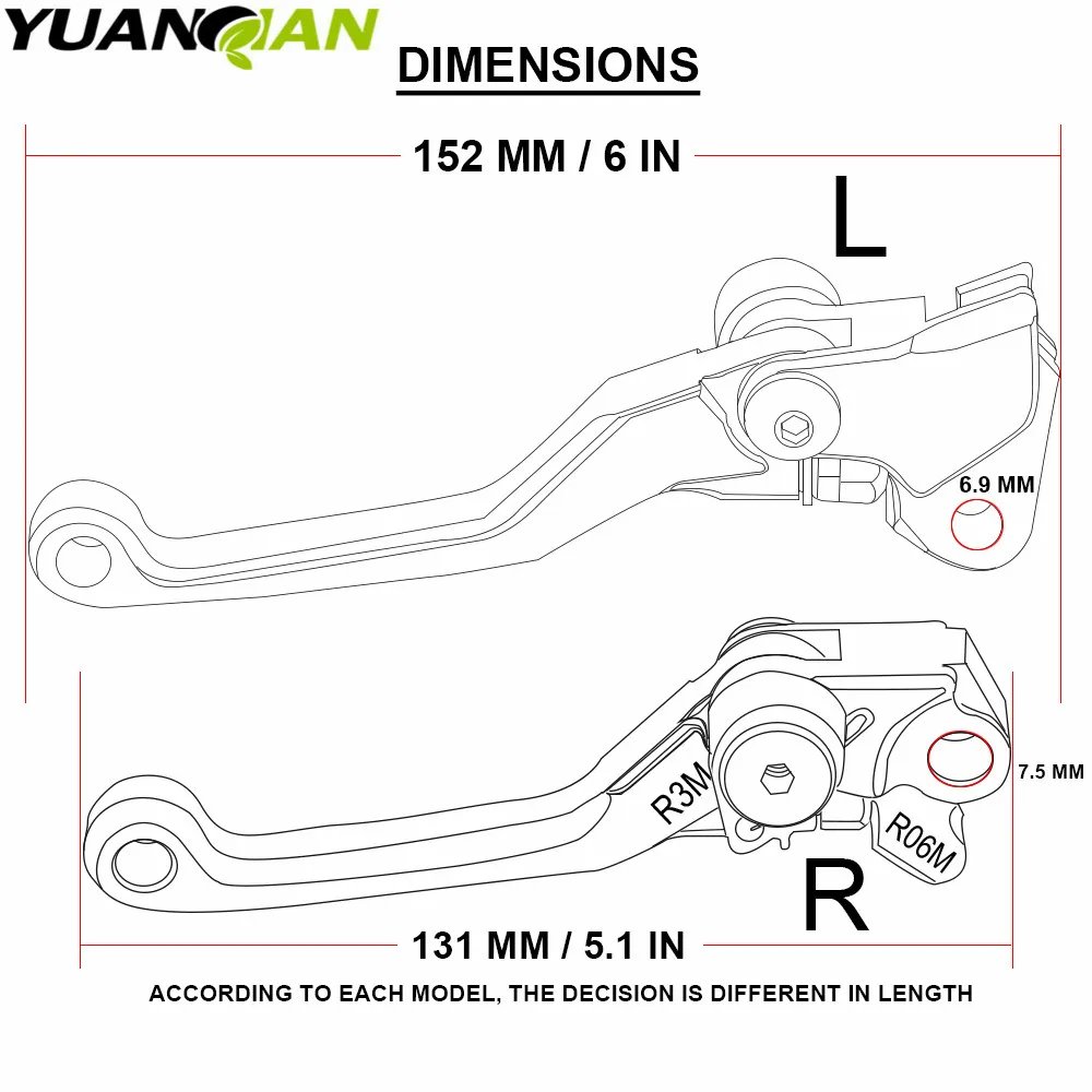 Красные рычаги поворотного тормоза CNC для Honda CRF250R CRF450R CRF 250R 450R 2007 2008 2009 2010 2011 2012 2013