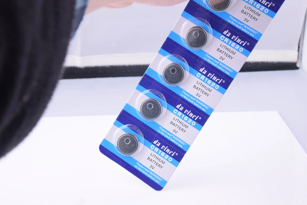 Ае кнопка батареи 5 шт. 3 В литиевая монета ячеек CR1620 1620 ECR1620 EE6222|button battery|battery cr1620coin