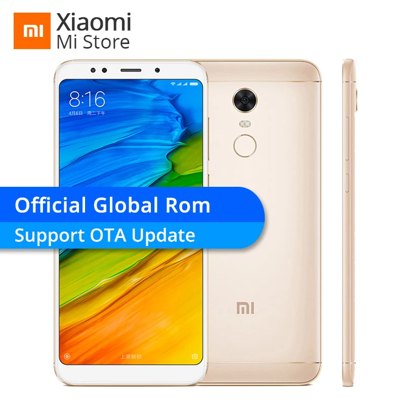 Официальный Глобальный Встроенная память Xiaomi Redmi 5 плюс 3 GB 32 мобильного телефона