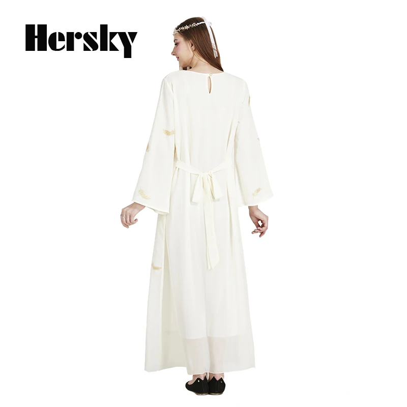 Малайзия мусульманских для женщин шифоновое платье Мода Дубай абайя Кафтан