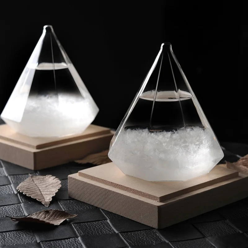 Алмазная штормовая стеклянная бутылка для прогноза погоды Хрустальная