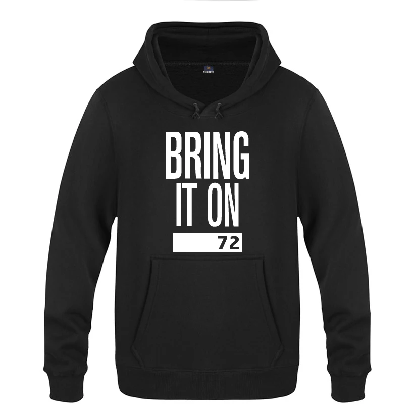 Bring It на Athletic Graphic толстовки Для мужчин 2018 Мужчин Пуловер Флисовые кофты с
