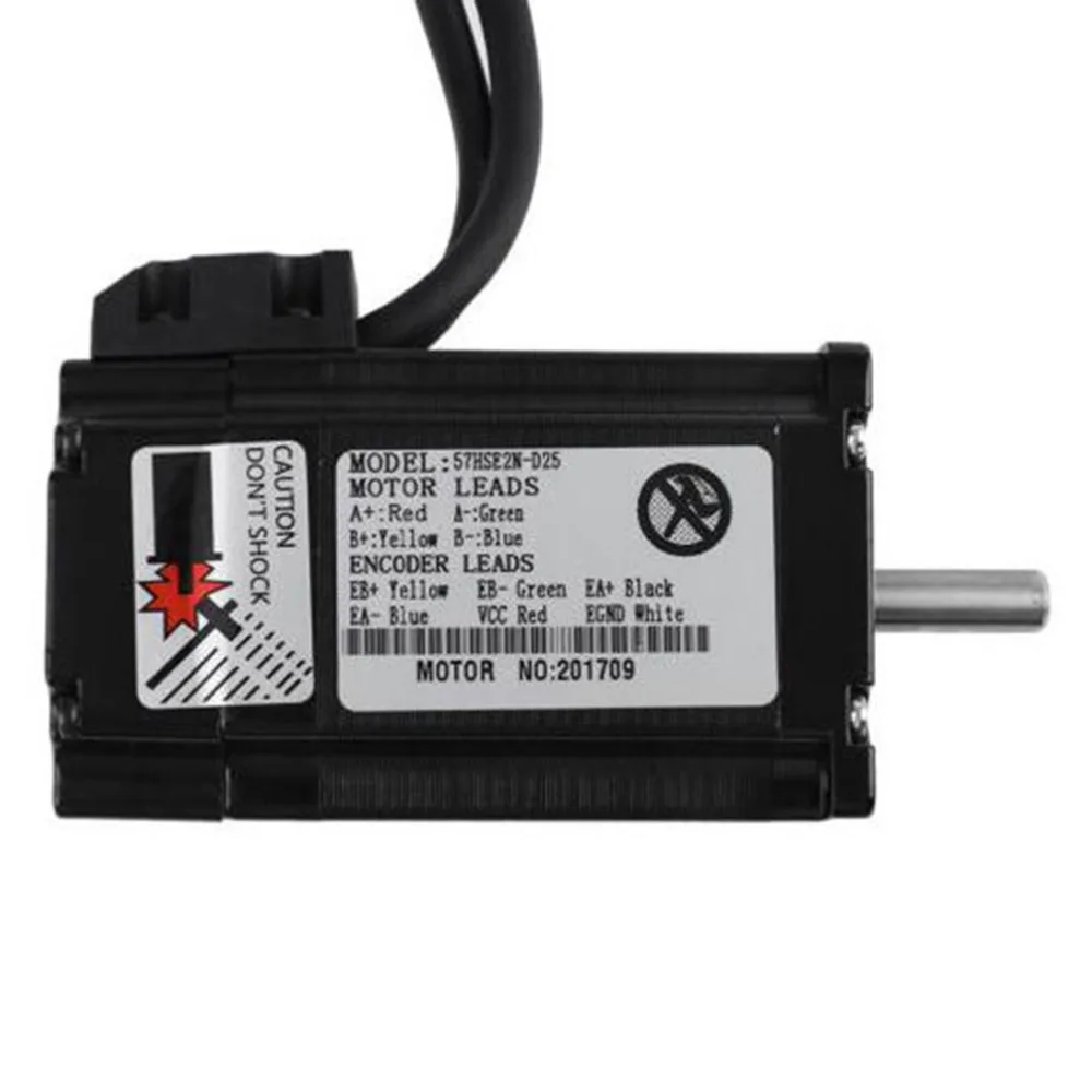 HSS57 шаговый двигатель Nema 23 мотор Гибридный Серводвигатель и 57HSE2N D25 замкнутый