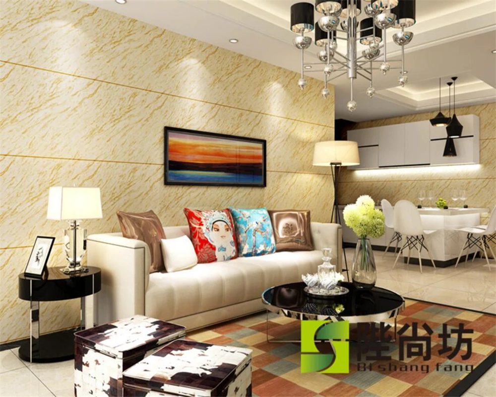 

Beibehang wallpaper Simple bedroom living room TV setting wallpaper copy marble modern home decorative wallpaper for walls 3 d