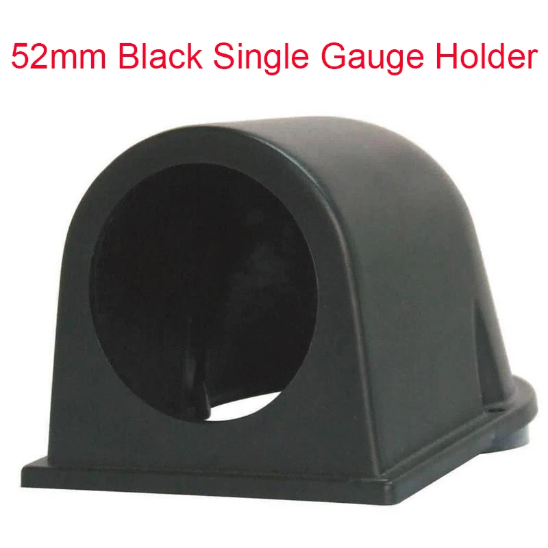 Gauge Holder " 52 мм 7 цветов светодиодный индикатор Boost/вода/Температура масла/давление масла/Вольт/Тахометр Автомобильный датчик+ Датчик стручки tacometro turbo boost контроллер - Цвет: Gauge Holder