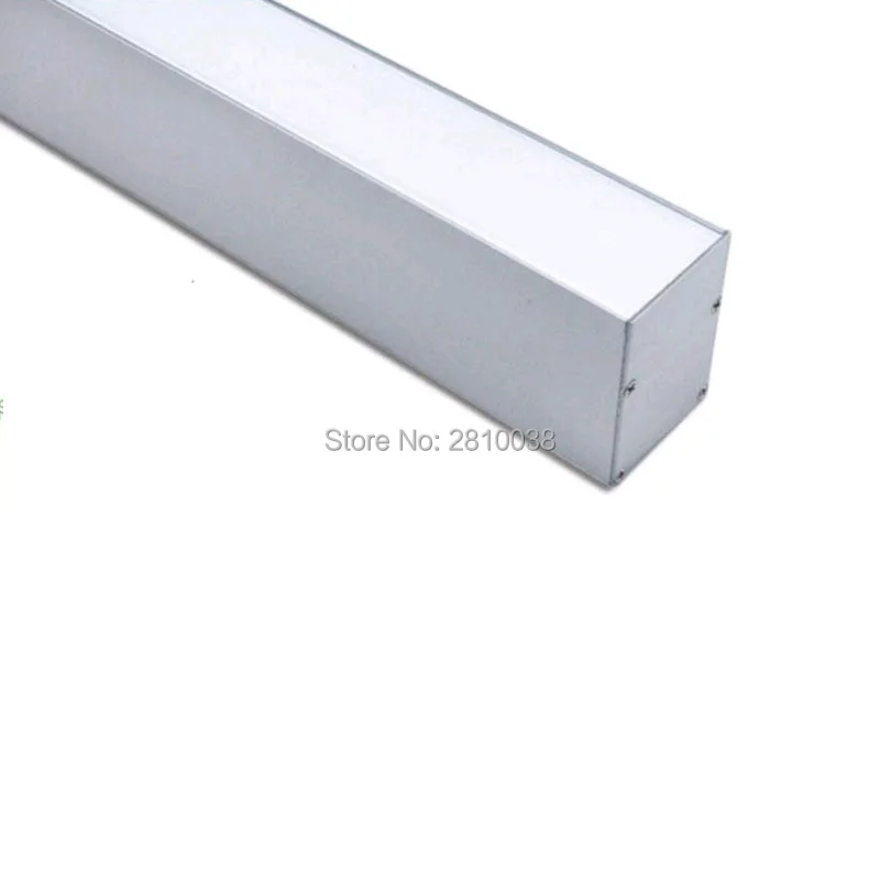50X2 м наборы/партия офисное освещение led алюминиевый канал большой U размер