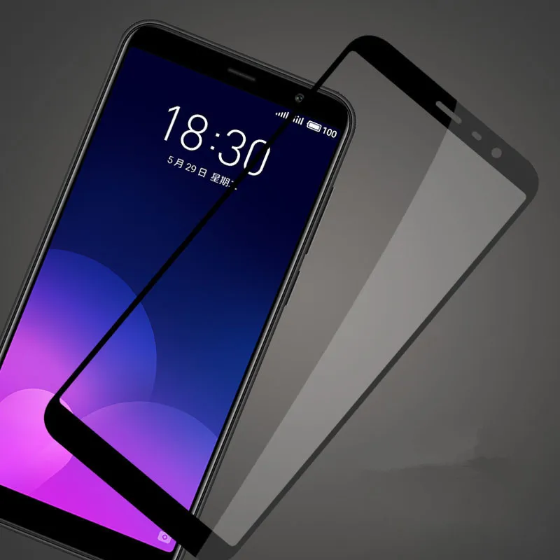 10 шт. M6 Note закаленное стекло для Meizu M5S M5 полное покрытие защита экрана красочная