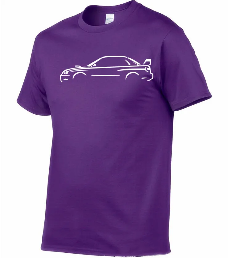 Премиум AUTOTEES CAR Футболка-для IMPREZA BLOBEYE WRX STI энтузиастов | Мужская одежда