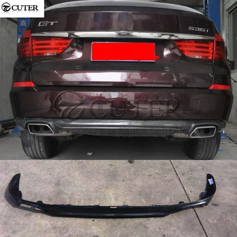 F07 5 серия 535i GT углеродное волокно задний бампер спойлер диффузор для BMW комплект 14