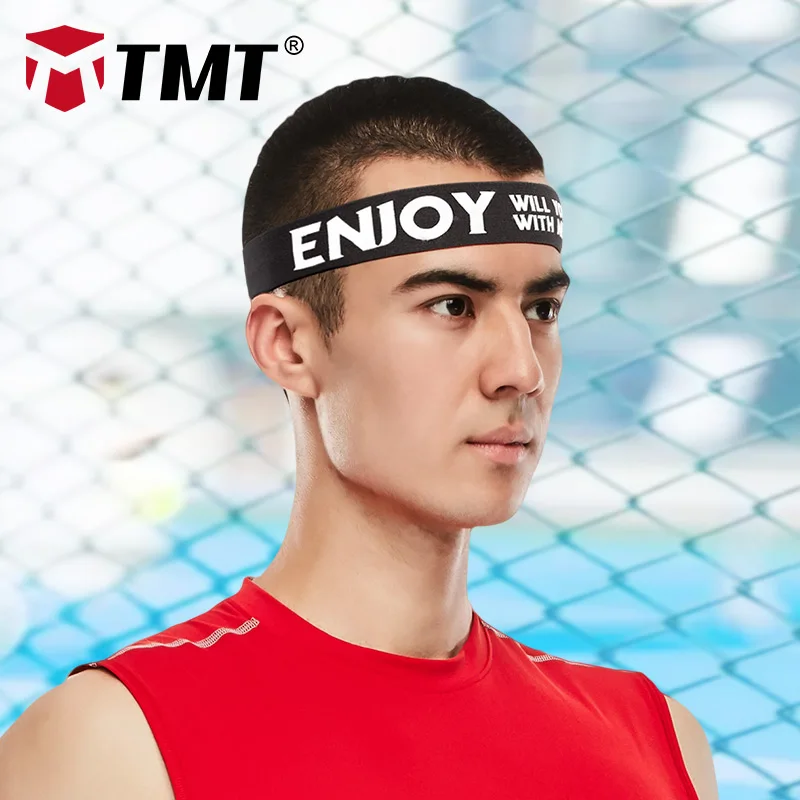 TMT Напульсник для йоги ленты волос оголовье спорта противоскользящие Для женщин мужчин эластичные фитнеса