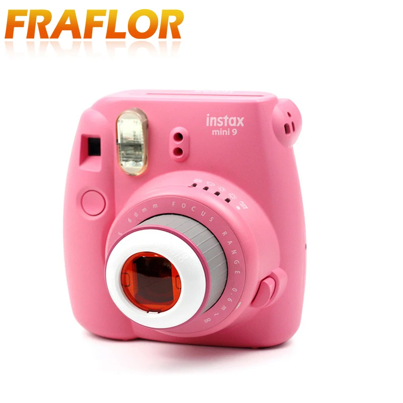 10 шт./лот 4/6 в 1 цветной фильтр крупный план для Fujifilm Instax Mini 7S 7 8 + 9 Kiti мгновенная