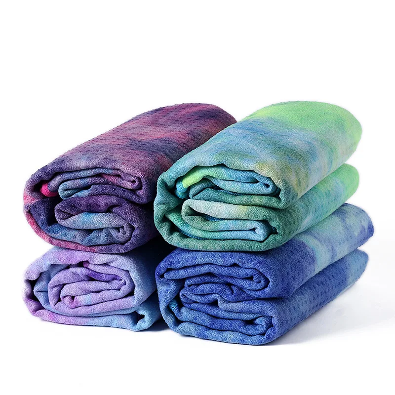 Галстук из мягкой ткани окрашенное полотенце для йоги путешествий спорта