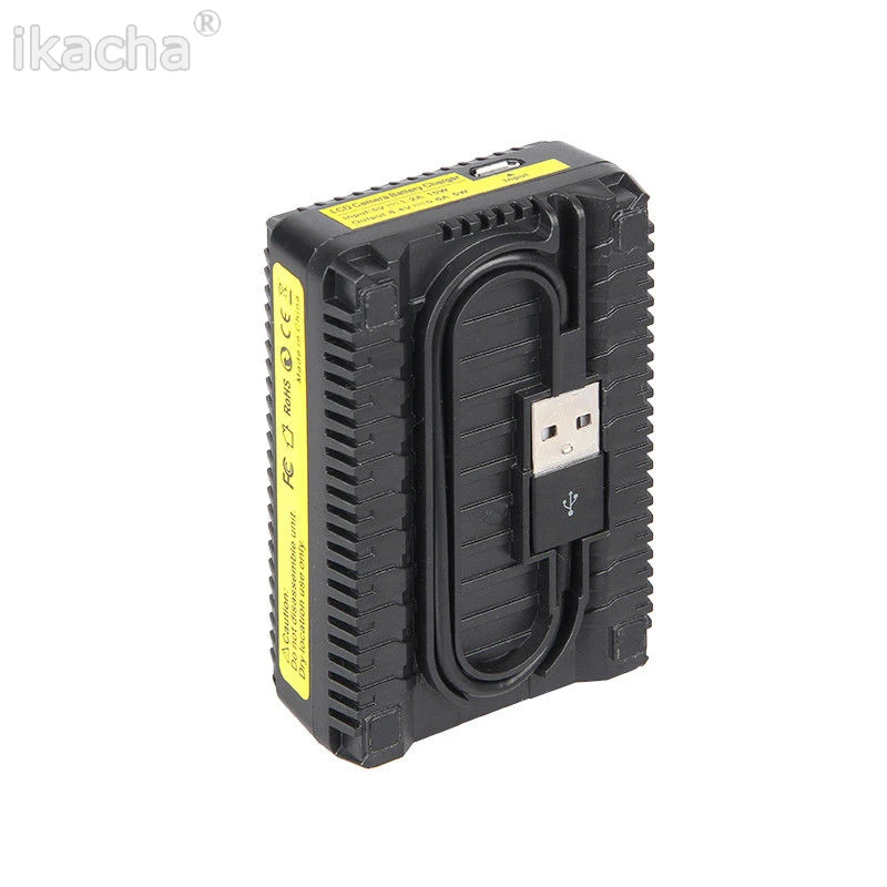 Двойное зарядное устройство USB для камеры Canon 1100D 1200D 1300D Rebel T3 T5 KISS X50 X70|Зарядные