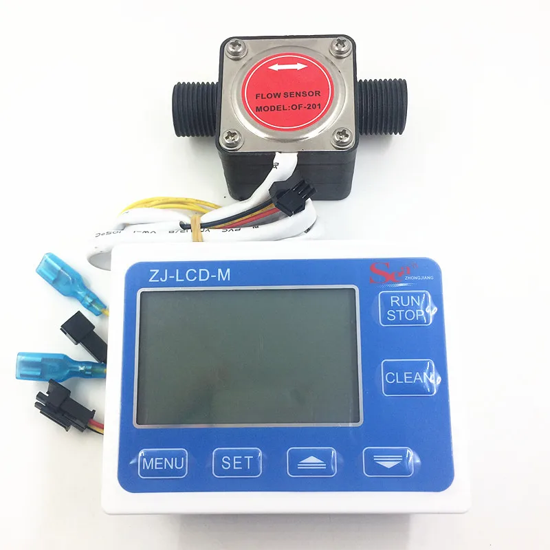 

Oval gear flow meter indicator oil flow sensor Hall flowmeter fuel gauge counter Milk chemicals paint detergent G1/2 + LCD