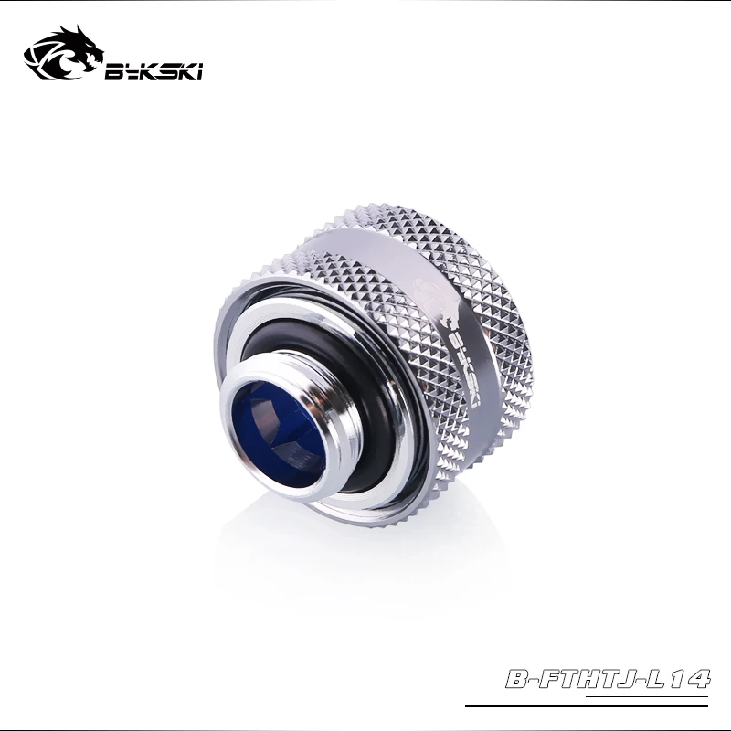 BYKSKI OD14mm фитинг для жесткой трубки ручной Компрессионный фитинг G1/4 ''компьютер Accesspries установки использовать для обучения нанесению акрила трубки