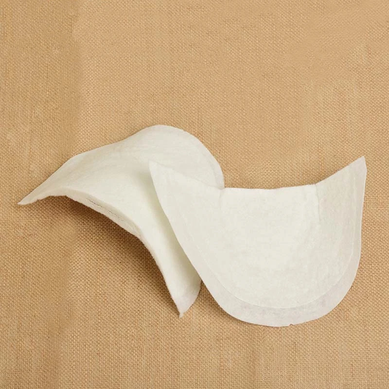 1 пара белых хлопковых наплечных подушечек с мягкой подкладкой для футболки